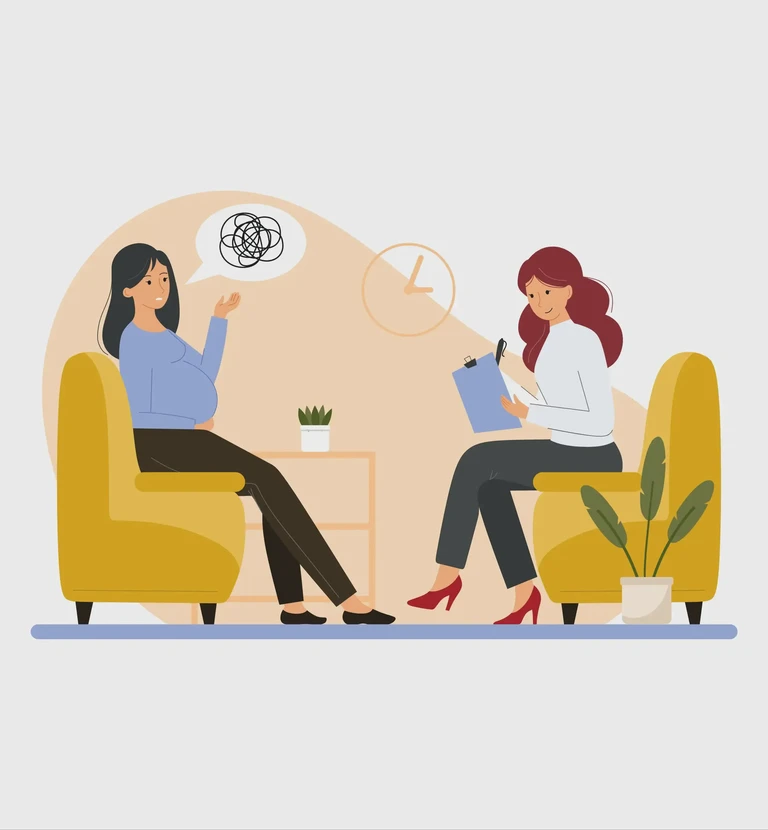 Grafika konsultacji psychologicznej